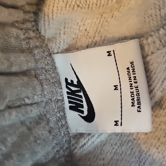 Nike Sportsweat Club Fleece Joggers Light Grey - Picture 4 of 8